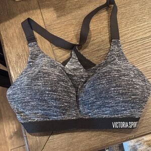 Victoria's Secret Black and Gray Sports Bra